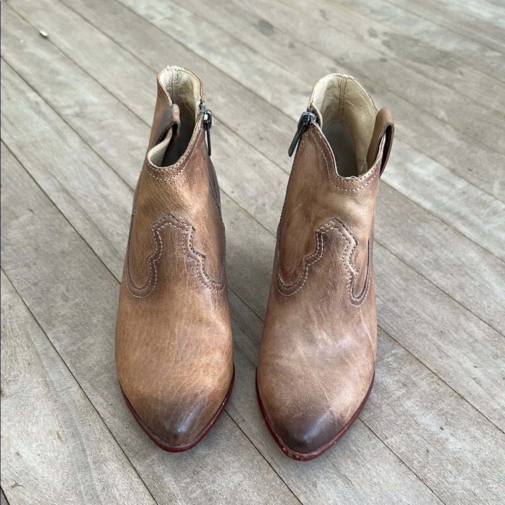 Frye Brown Ankle Boots - PERFECT FOR FALL!